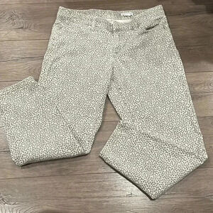 EUC[2]Club Monaco Mini Floral Print Cropped  Jeans